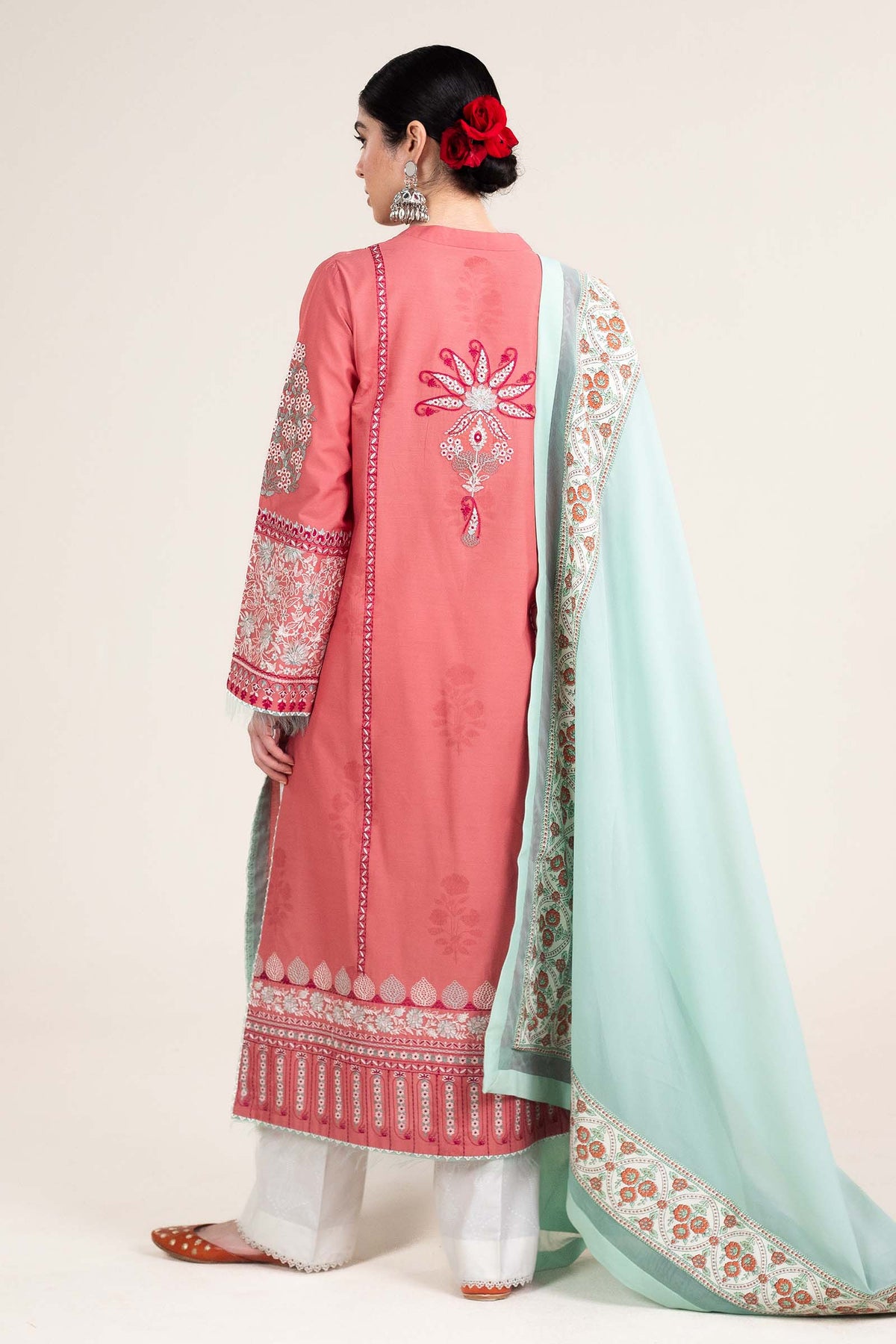 Zara Shahjahan | Stitched Lawn 24 | SL-SANDAL-10B by Zara Shahjahan - Designer Dress - Type: Ladies Clothes - Available at Libayah - 100% Original