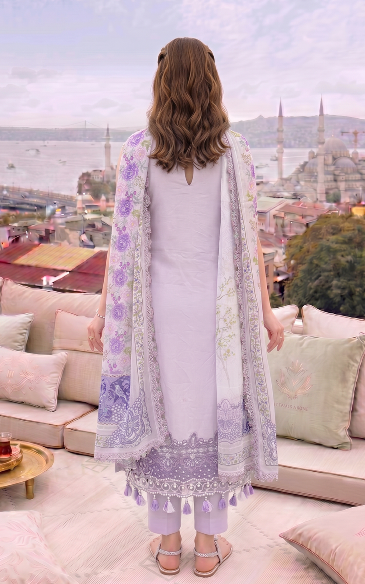 Afrozeh | Basic Pret 26 RTW | NACRE by Afrozeh - Designer Dress  - Type : Ladies Clothes - Available at Libayah - 100% Original 