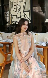 Afrozeh | Basic Pret 26 RTW | NACRE by Afrozeh - Designer Dress  - Type : Ladies Clothes - Available at Libayah - 100% Original 