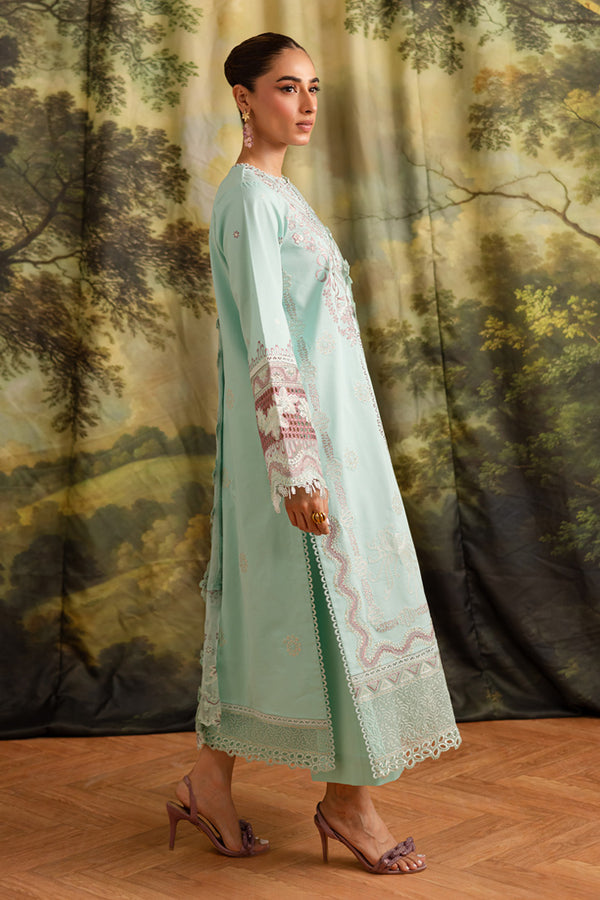 Marjjan | Guzel Lawn | SMC 208-B (Ferozi) by Marjjan - Designer Dress  - Type : Ladies Clothes - Available at Libayah - 100% Original 