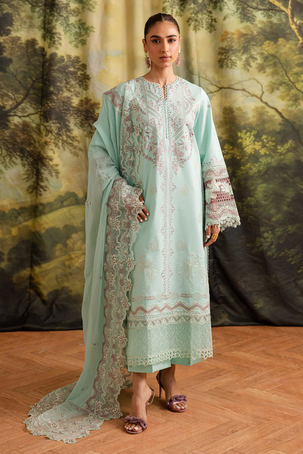 Marjjan | Guzel Lawn | SMC 208-B (Ferozi) by Marjjan - Designer Dress  - Type : Ladies Clothes - Available at Libayah - 100% Original 