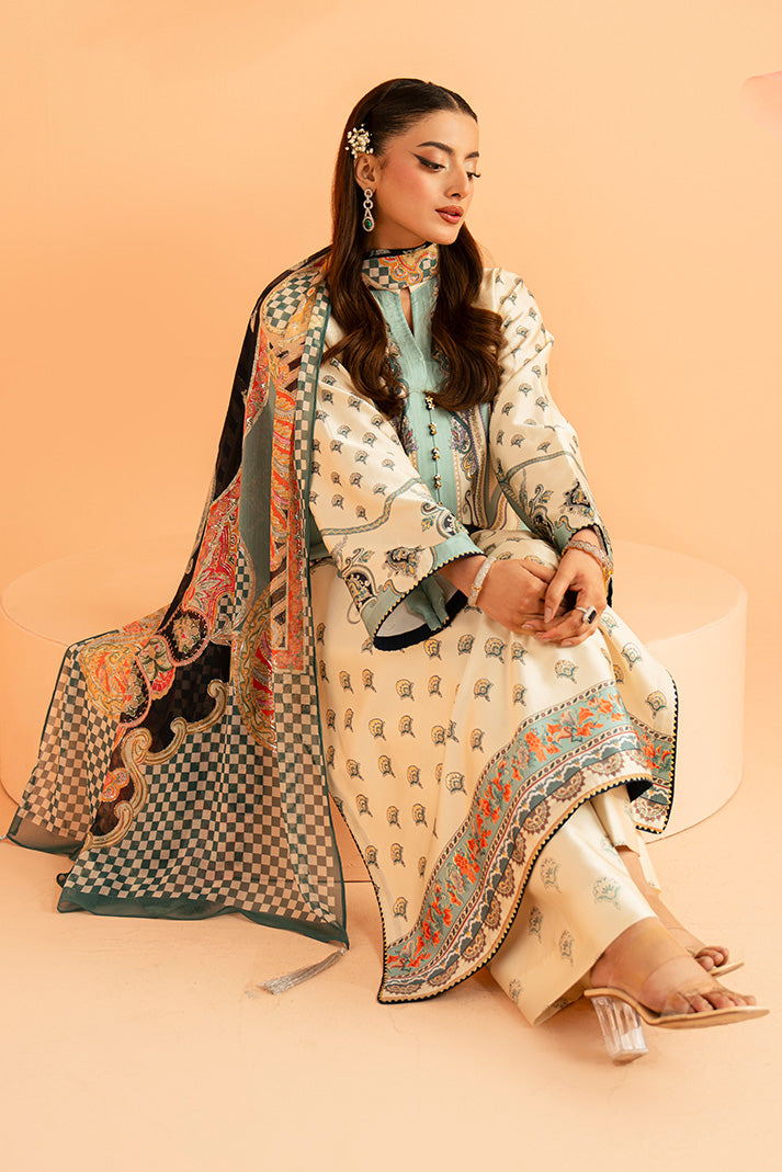 Imrozia Premium | Amelia Printed Silk | SP-150 Verdant Elan - Designer Dress - Type : Ladies Clothes - Available at Libayah - 100% Original