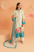 Imrozia Premium | Amelia Printed Silk | SP-151 Flora Serenade - Designer Dress - Type : Ladies Clothes - Available at Libayah - 100% Original