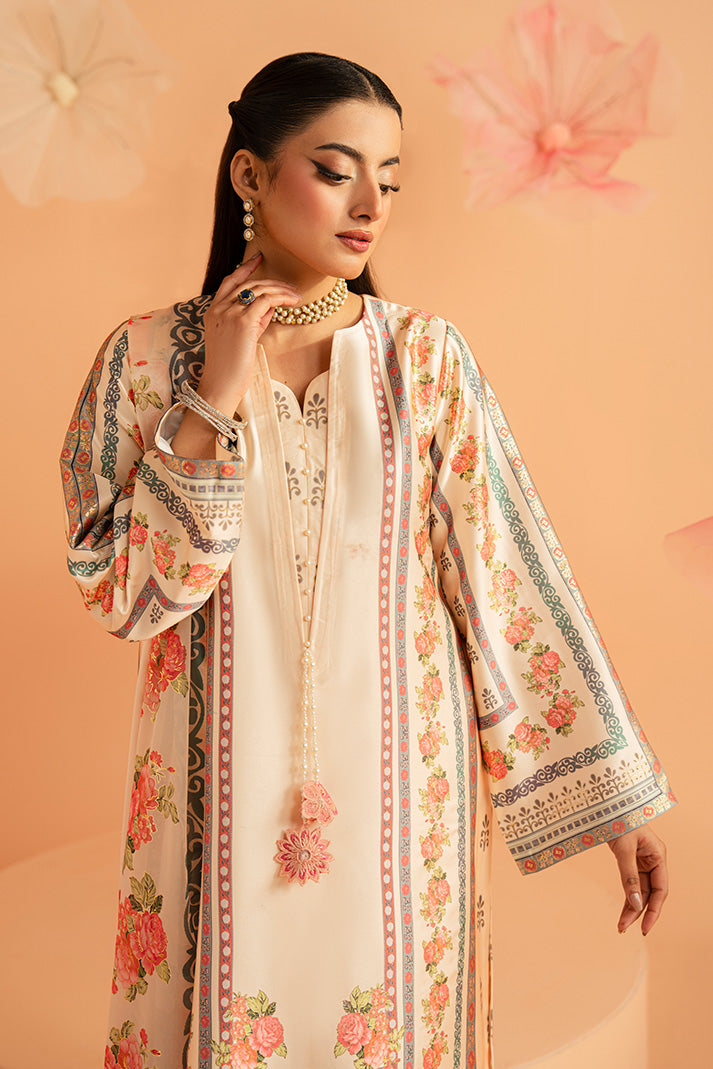 Imrozia Premium | Amelia Printed Silk | SP-154 Rose Charm - Designer Dress - Type : Ladies Clothes - Available at Libayah - 100% Original