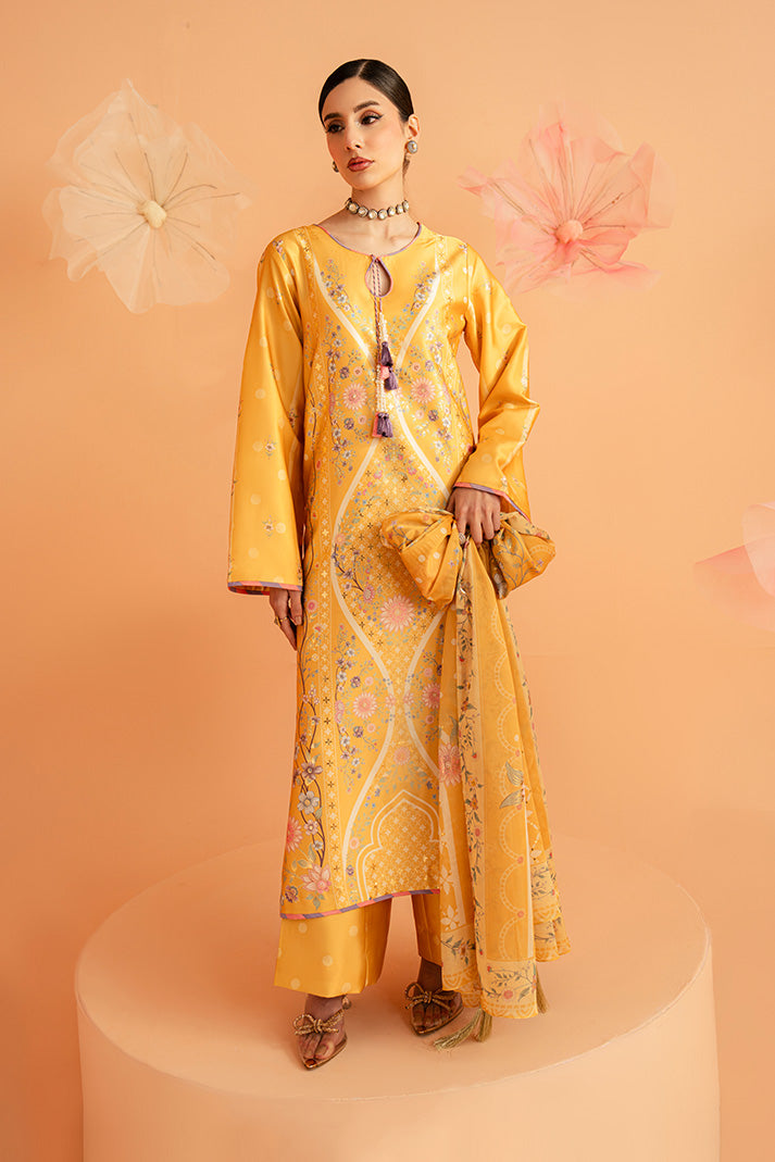 Imrozia Premium | Amelia Printed Silk | SP-156 Sunlit Aura - Designer Dress - Type : Ladies Clothes - Available at Libayah - 100% Original