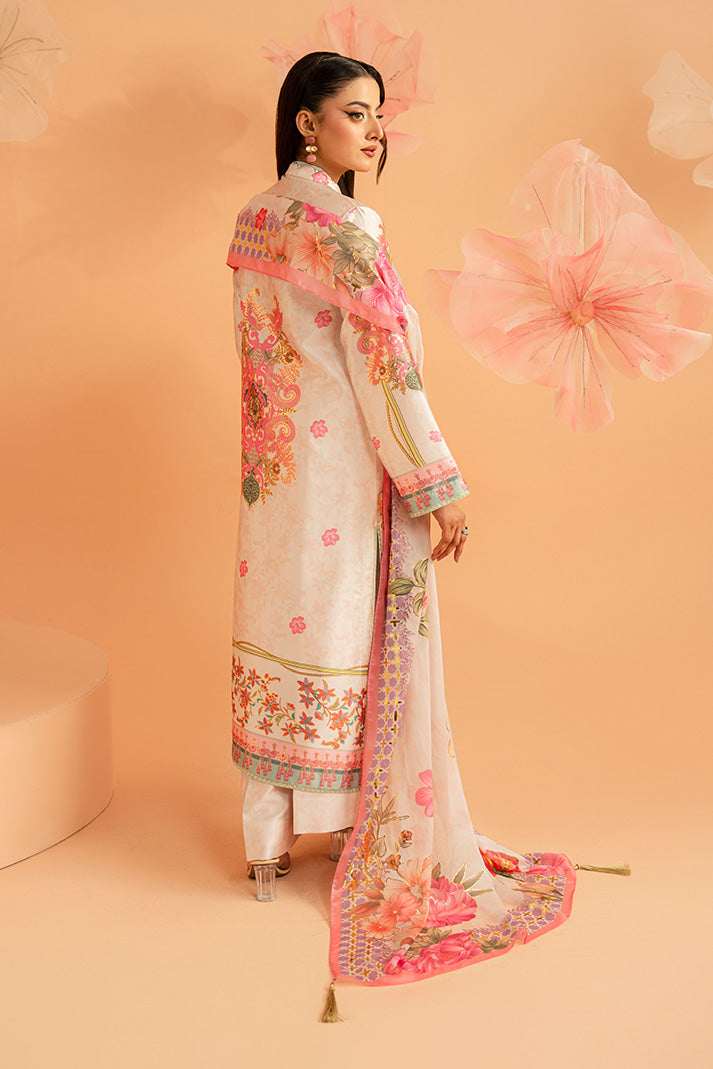 Imrozia Premium | Amelia Printed Silk | SP-158 Blush Reverie - Designer Dress - Type : Ladies Clothes - Available at Libayah - 100% Original