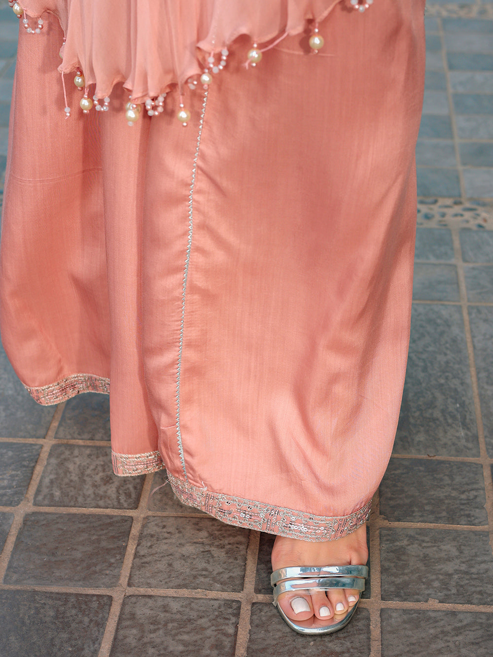Ain | Raya Luxury Formals | AN-130 SPINAL by Ain - Designer Dress  - Type : Ladies Clothes - Available at Libayah - 100% Original 