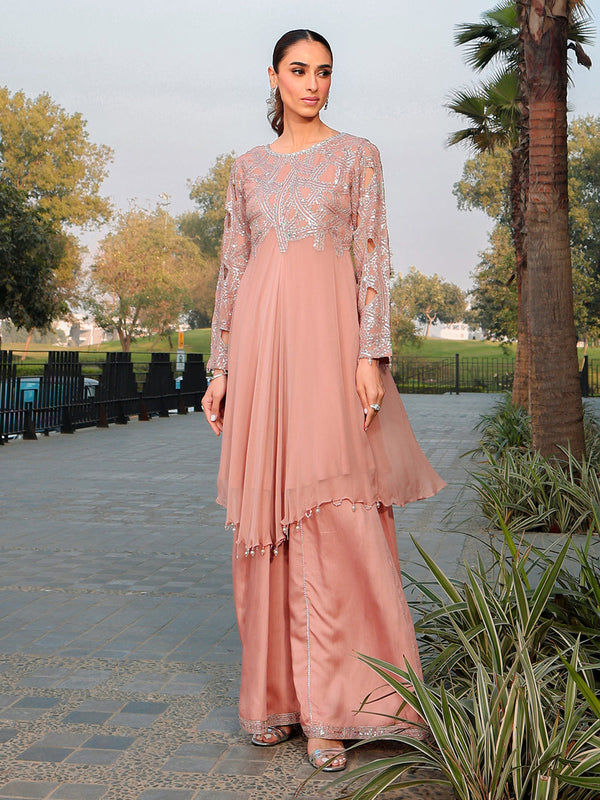 Ain | Raya Luxury Formals | AN-130 SPINAL by Ain - Designer Dress  - Type : Ladies Clothes - Available at Libayah - 100% Original 