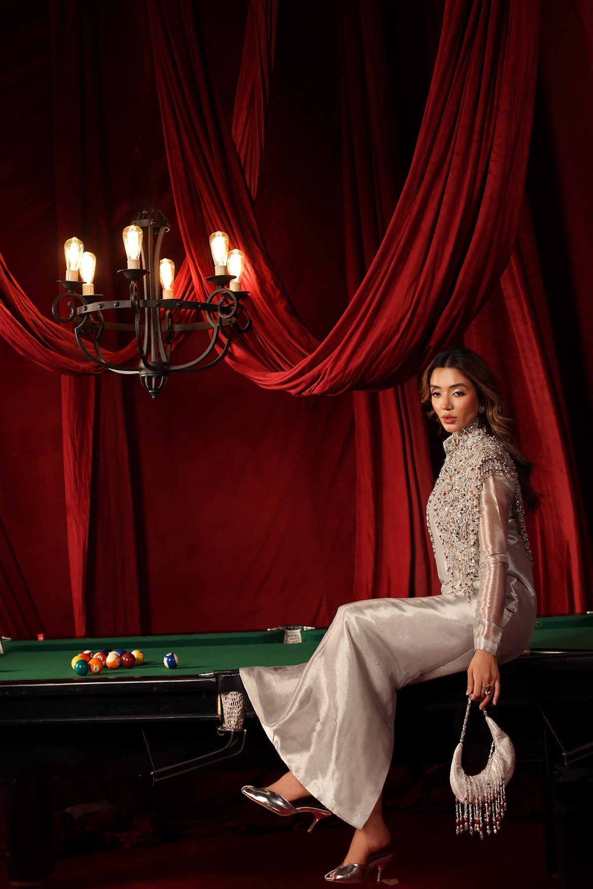 Musferah Saad | The Elite Club | Stellaria by Musferah Saad - Designer Dress  - Type : Ladies Clothes - Available at Libayah - 100% Original 