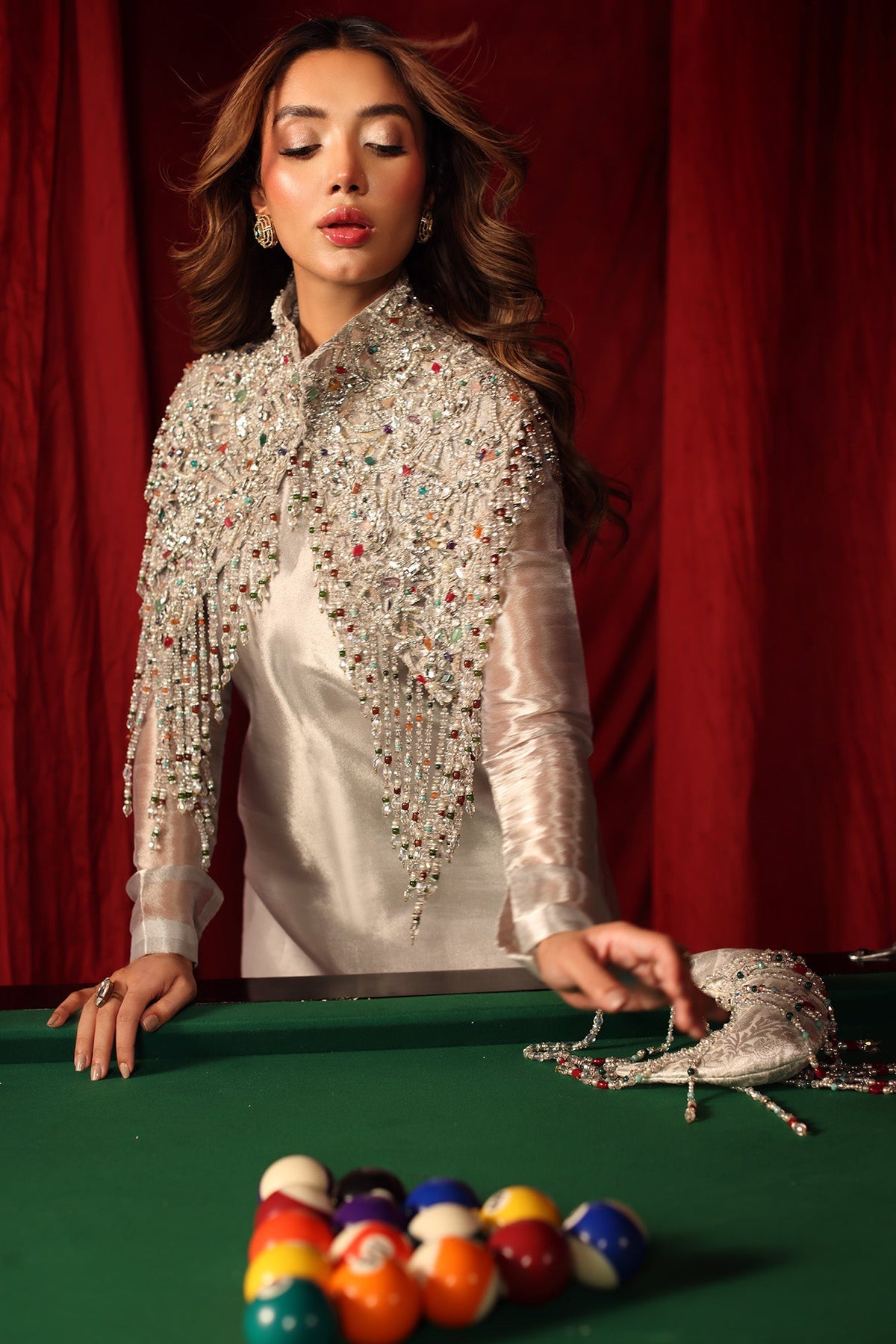 Musferah Saad | The Elite Club | Stellaria by Musferah Saad - Designer Dress  - Type : Ladies Clothes - Available at Libayah - 100% Original 