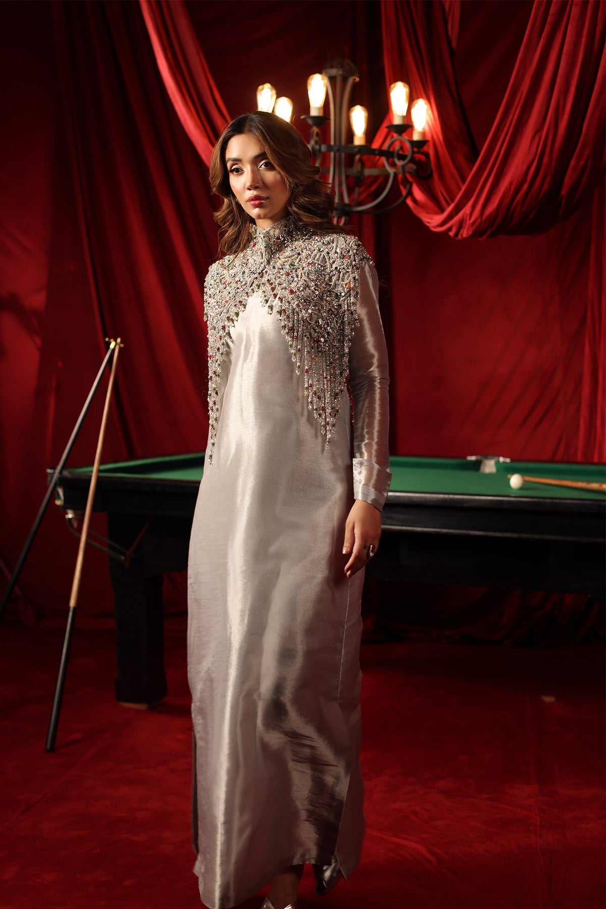 Musferah Saad | The Elite Club | Stellaria by Musferah Saad - Designer Dress  - Type : Ladies Clothes - Available at Libayah - 100% Original 