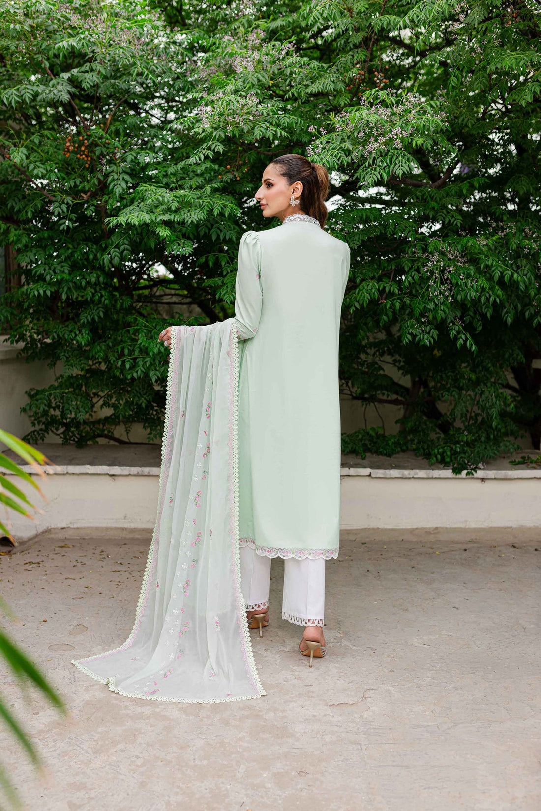 Sable Vogue | Shiree Lawn 24 | Mint Garden by Sable Vogue - Designer Dress - Type: Ladies Clothes - Available at Libayah - 100% Original