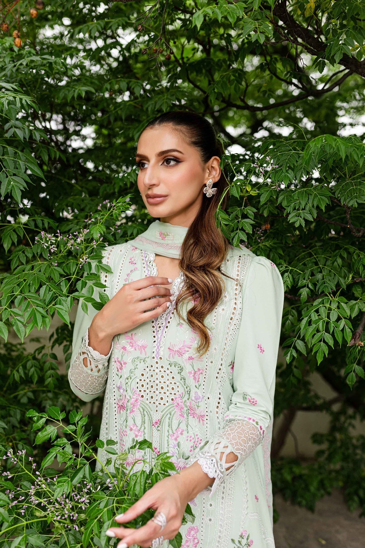 Sable Vogue | Shiree Lawn 24 | Mint Garden by Sable Vogue - Designer Dress - Type: Ladies Clothes - Available at Libayah - 100% Original