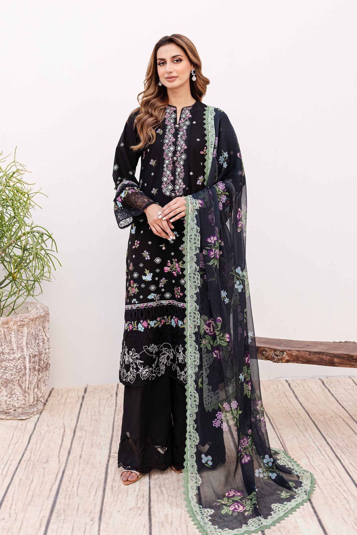 Sable Vogue | Shiree Lawn 24 | Aster by Sable Vogue - Designer Dress - Type: Ladies Clothes - Available at Libayah - 100% Original