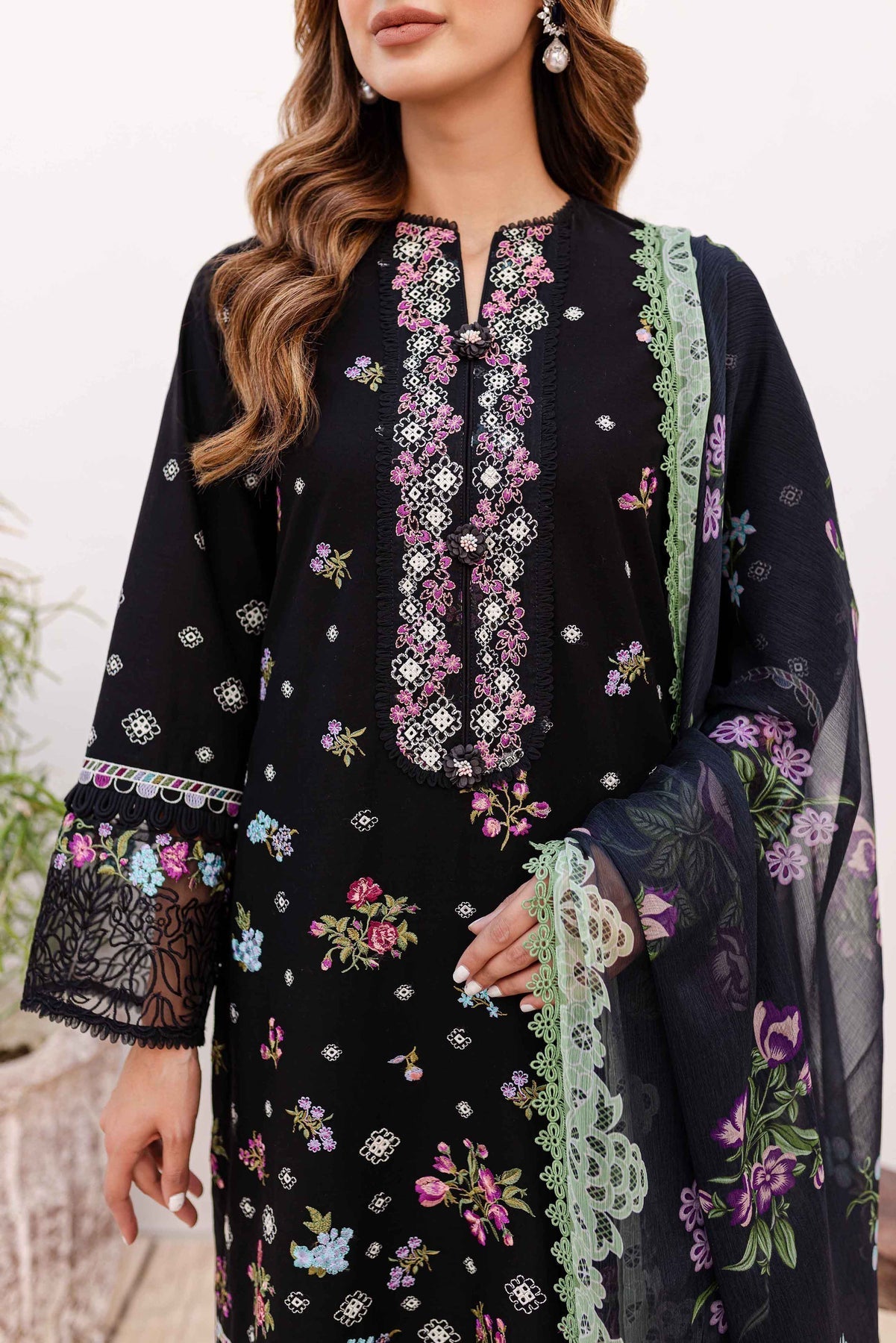 Sable Vogue | Shiree Lawn 24 | Aster by Sable Vogue - Designer Dress - Type: Ladies Clothes - Available at Libayah - 100% Original