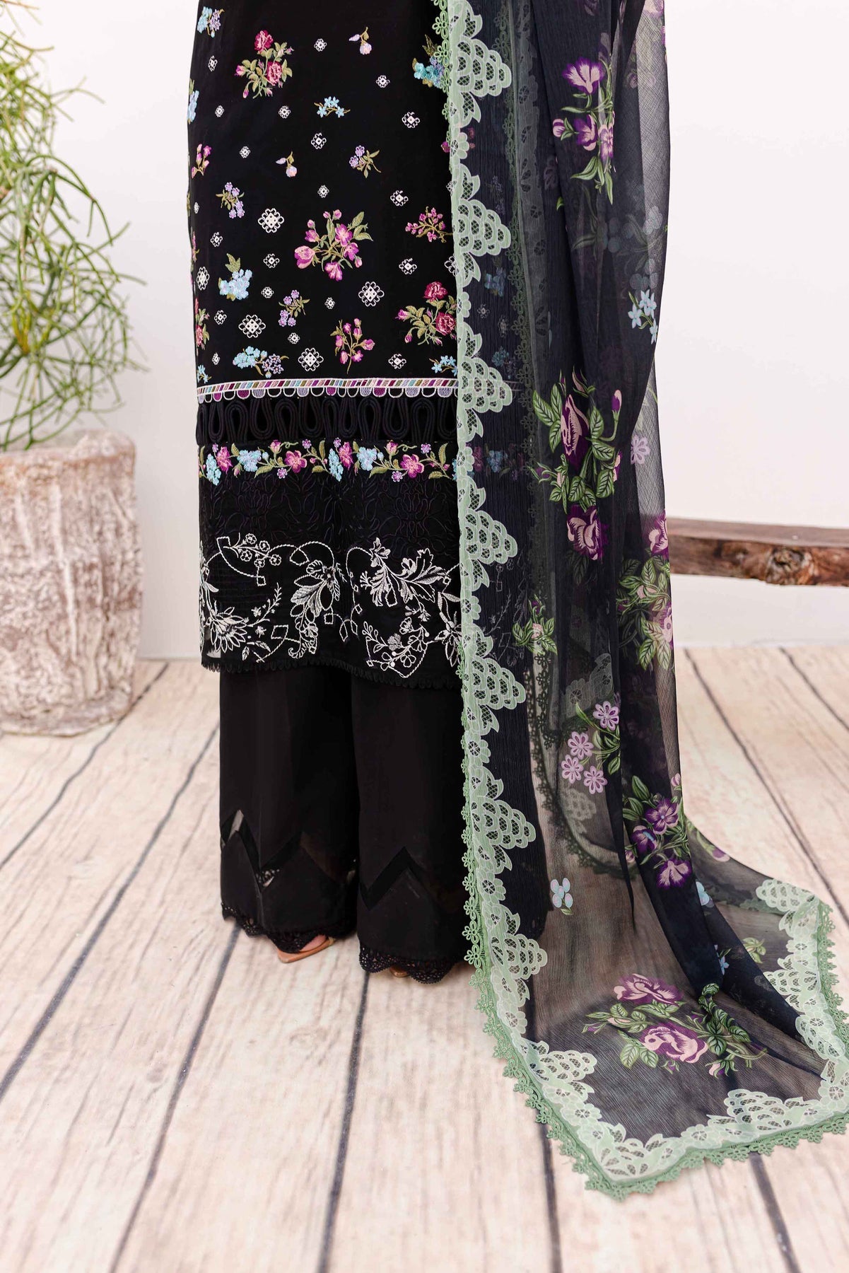 Sable Vogue | Shiree Lawn 24 | Aster by Sable Vogue - Designer Dress - Type: Ladies Clothes - Available at Libayah - 100% Original