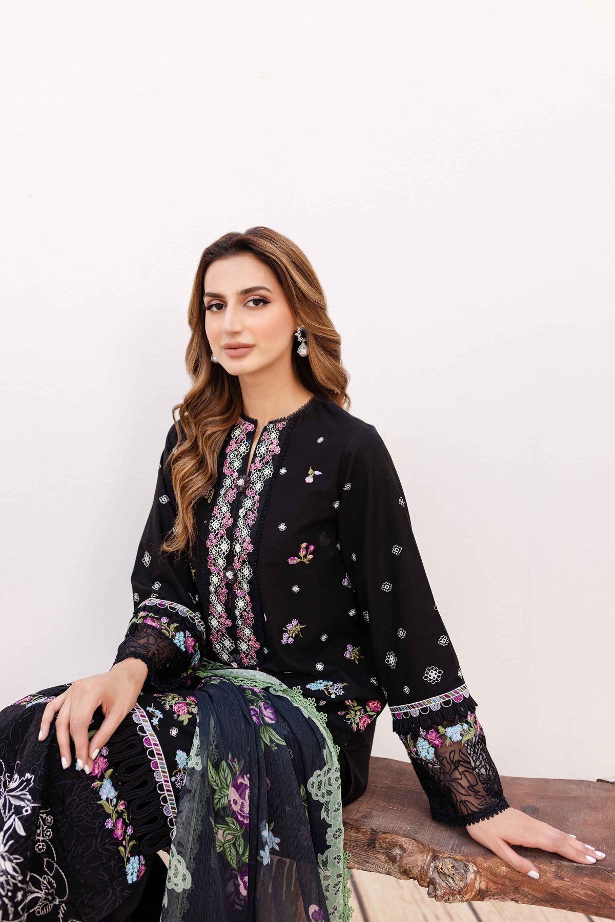 Sable Vogue | Shiree Lawn 24 | Aster by Sable Vogue - Designer Dress - Type: Ladies Clothes - Available at Libayah - 100% Original