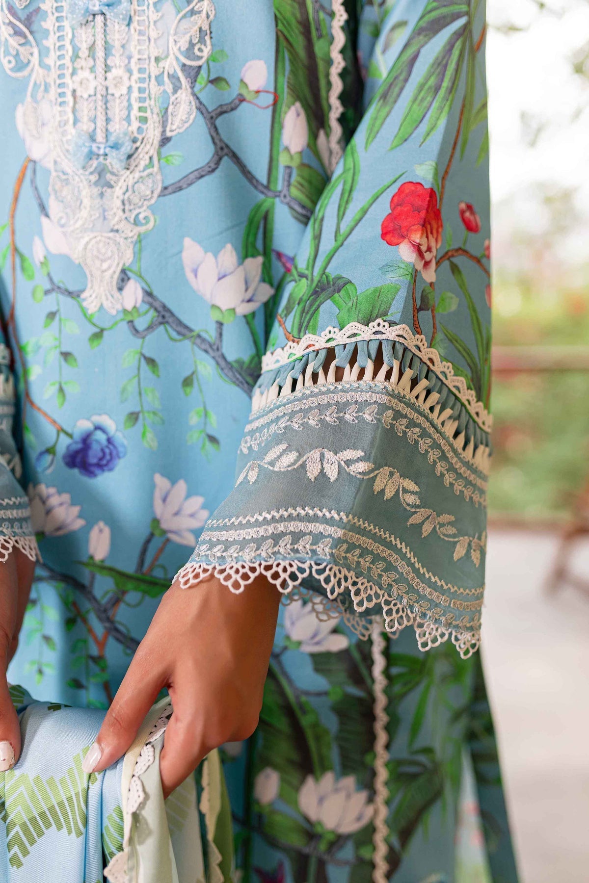 Sable Vogue | Shiree Lawn 24 | Flower Of Paradise by Sable Vogue - Designer Dress - Type: Ladies Clothes - Available at Libayah - 100% Original