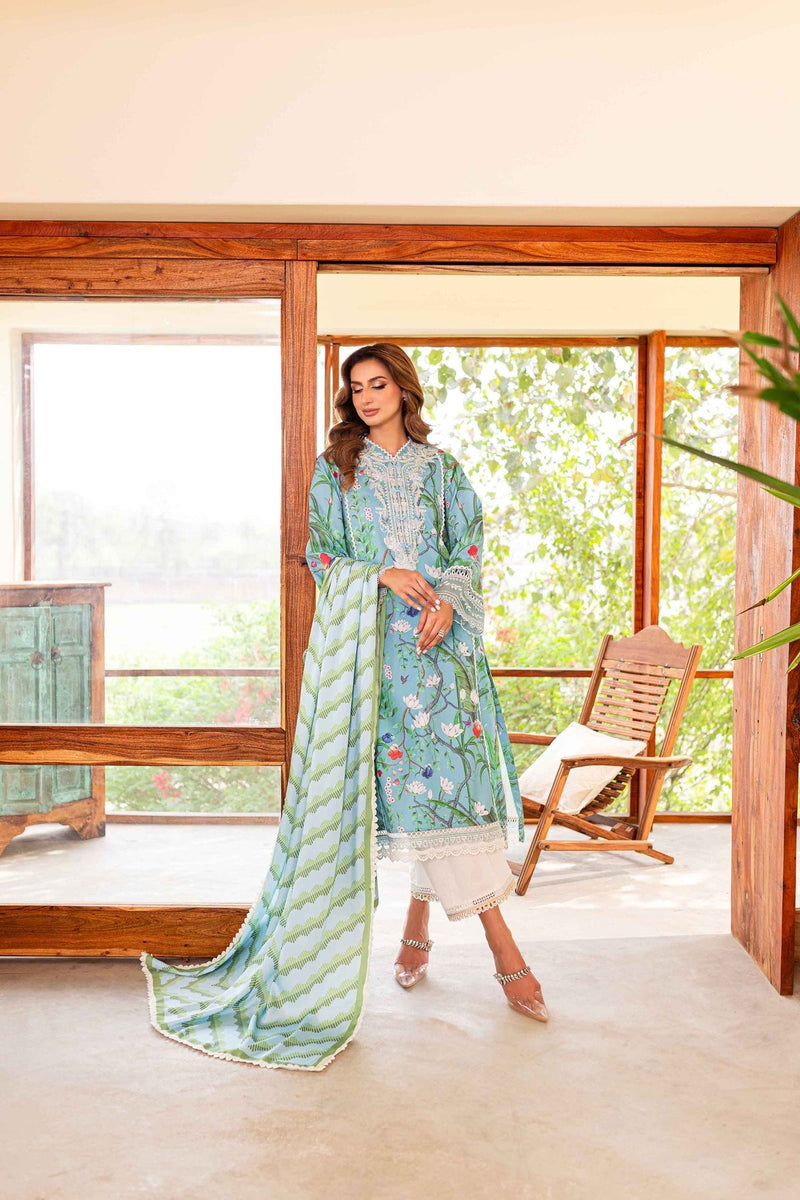 Sable Vogue | Shiree Lawn 24 | Flower Of Paradise by Sable Vogue - Designer Dress - Type: Ladies Clothes - Available at Libayah - 100% Original