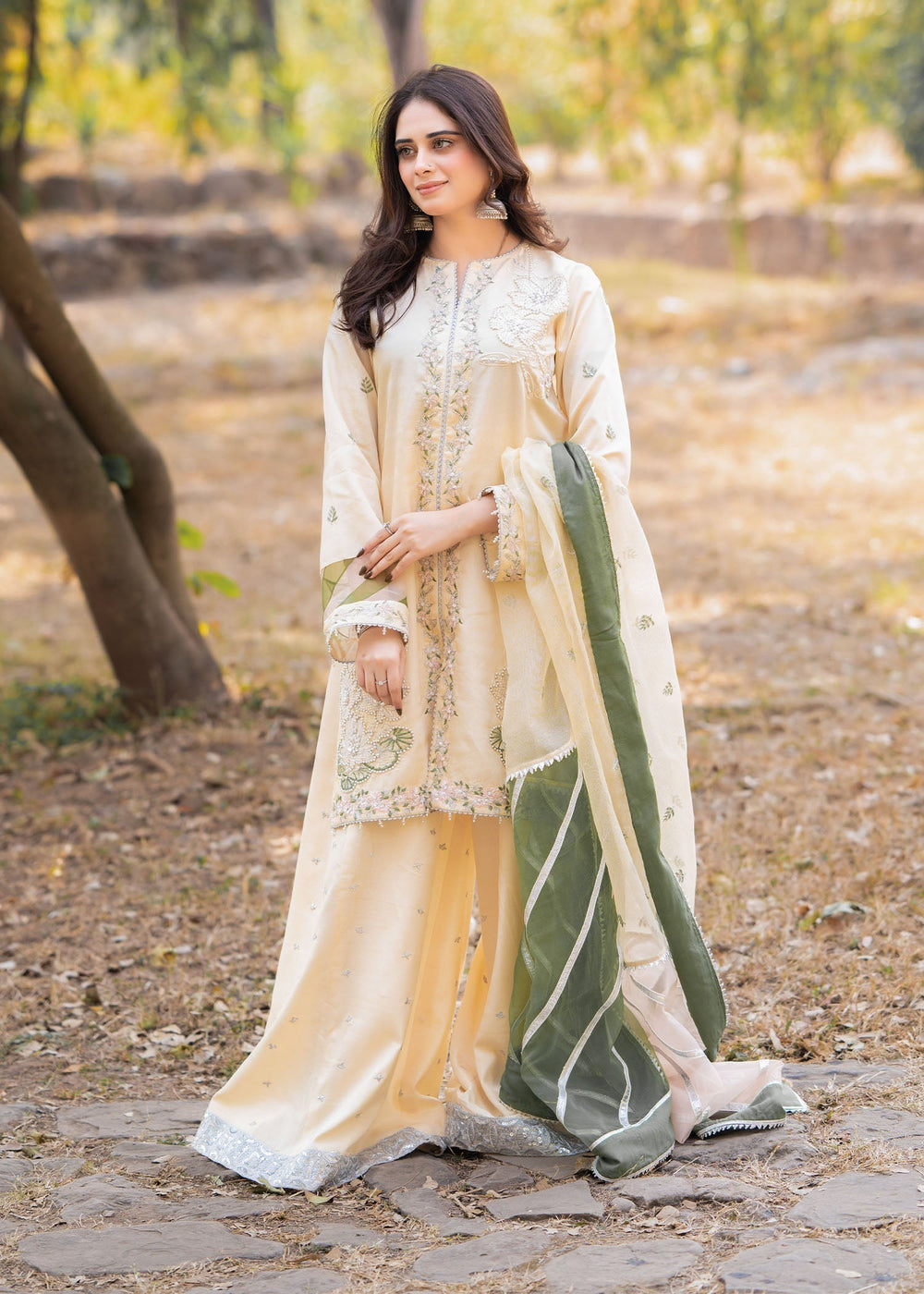 Fozia Khalid | Dilkash Festive Wear 25 |ruhab by Fozia Khalid - Designer Dress  - Type : Ladies Clothes - Available at Libayah - 100% Original 