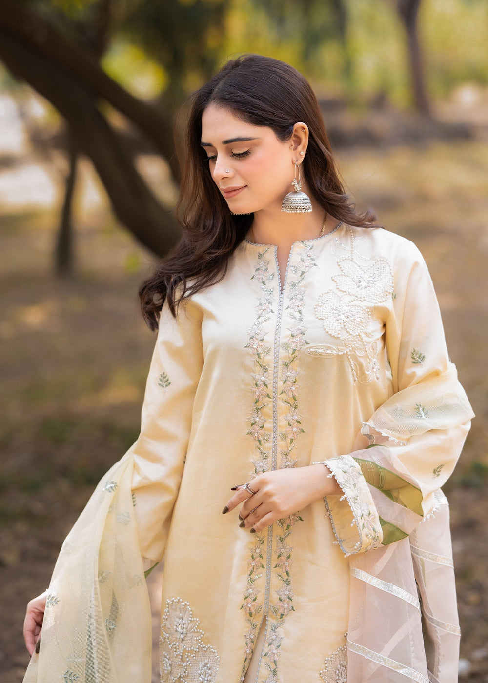Fozia Khalid | Dilkash Festive Wear 25 |ruhab by Fozia Khalid - Designer Dress  - Type : Ladies Clothes - Available at Libayah - 100% Original 