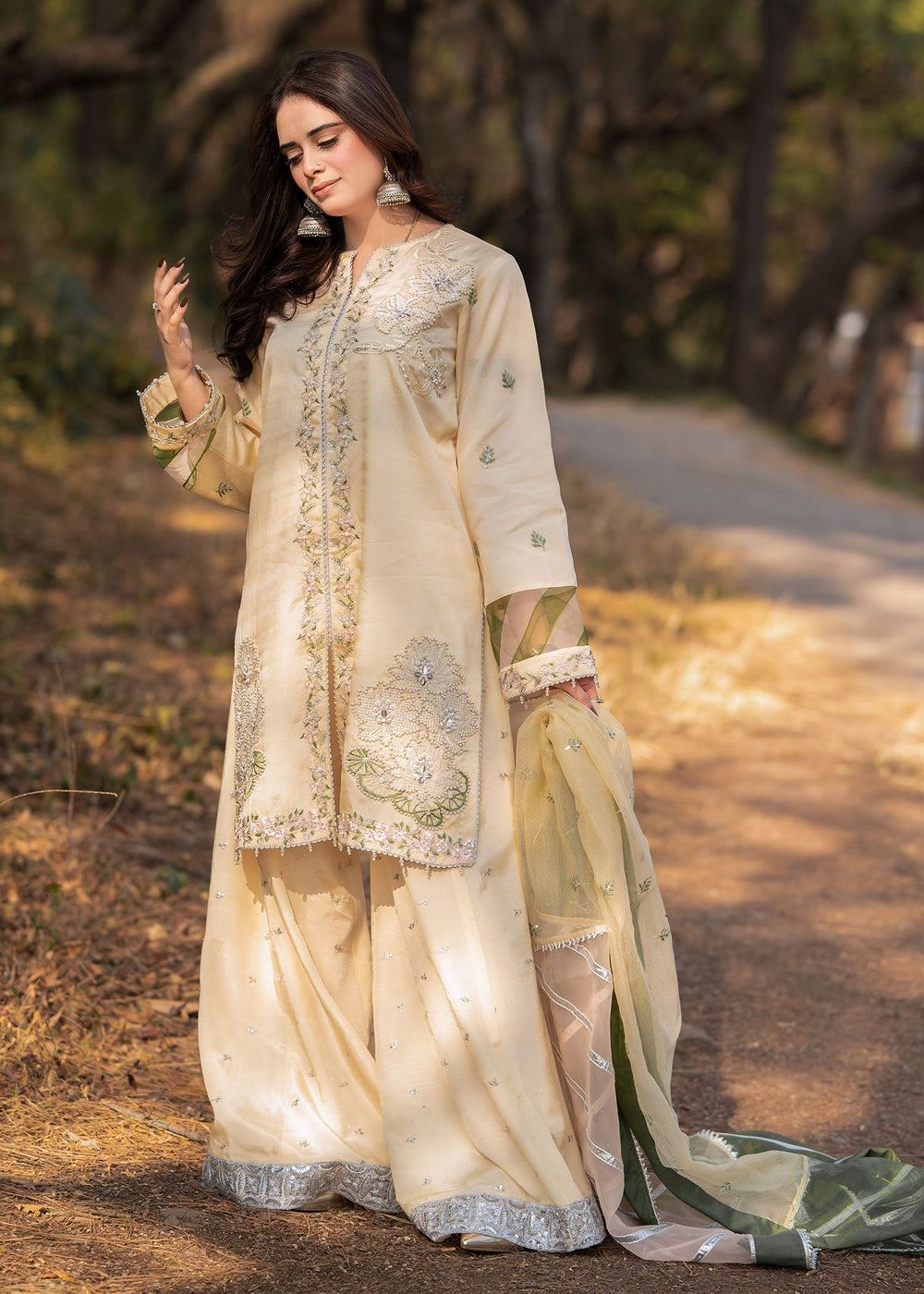 Fozia Khalid | Dilkash Festive Wear 25 |ruhab by Fozia Khalid - Designer Dress  - Type : Ladies Clothes - Available at Libayah - 100% Original 