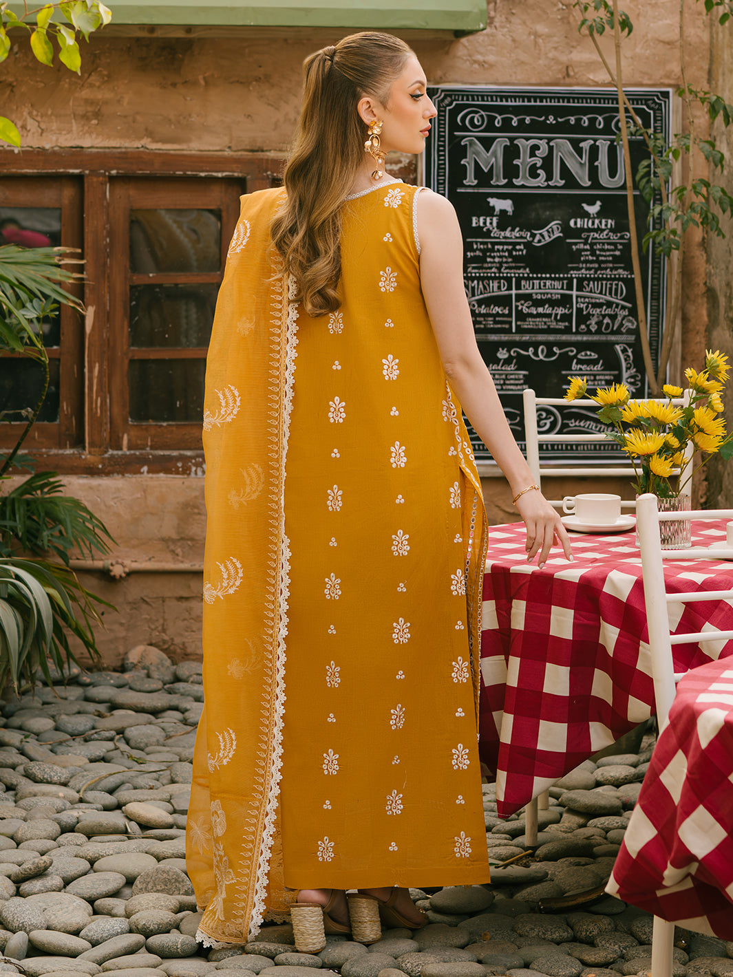 Mahnur | Mahrukh Eid Edit 24 | SUNFLOWER by Mahnur - Designer Dress - Type: Ladies Clothes - Available at Libayah - 100% Original