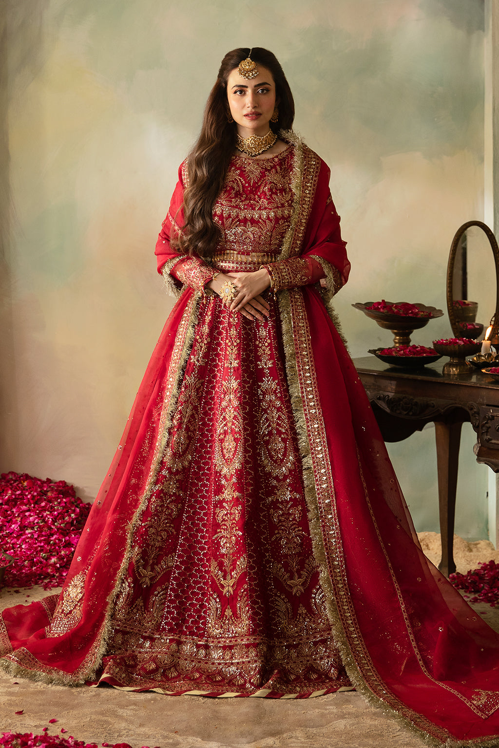 Saad Shaikh | Elana Wedding Formals |  Cerise by Saad Shaikh - Designer Dress - Type: Ladies Clothes - Available at Libayah - 100% Original