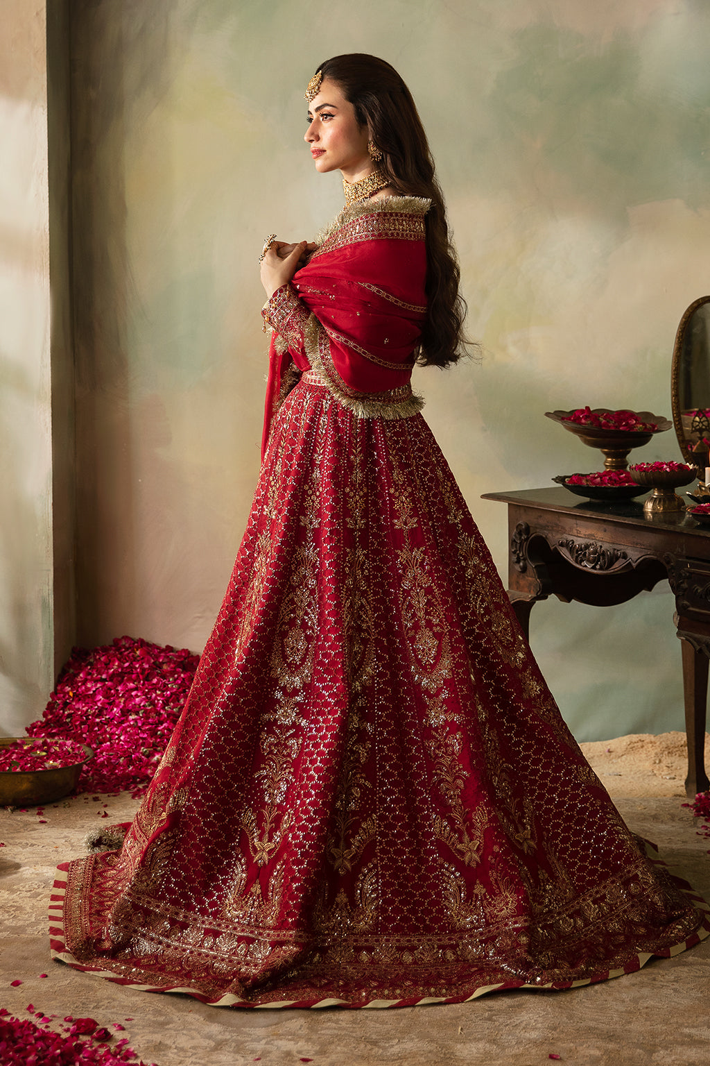 Saad Shaikh | Elana Wedding Formals |  Cerise by Saad Shaikh - Designer Dress - Type: Ladies Clothes - Available at Libayah - 100% Original
