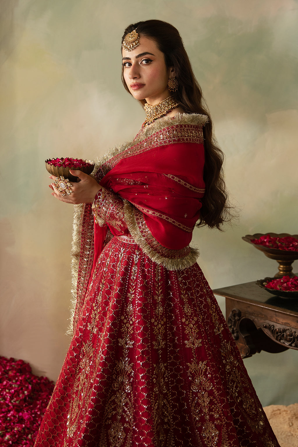 Saad Shaikh | Elana Wedding Formals |  Cerise by Saad Shaikh - Designer Dress - Type: Ladies Clothes - Available at Libayah - 100% Original
