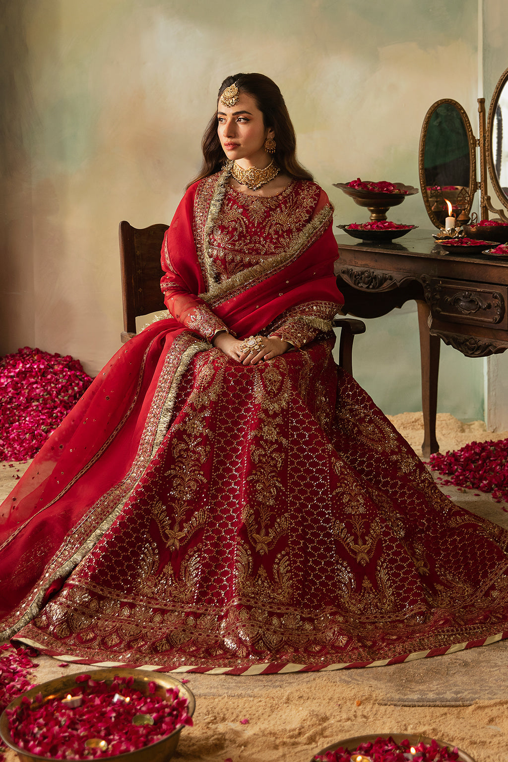 Saad Shaikh | Elana Wedding Formals |  Cerise by Saad Shaikh - Designer Dress - Type: Ladies Clothes - Available at Libayah - 100% Original
