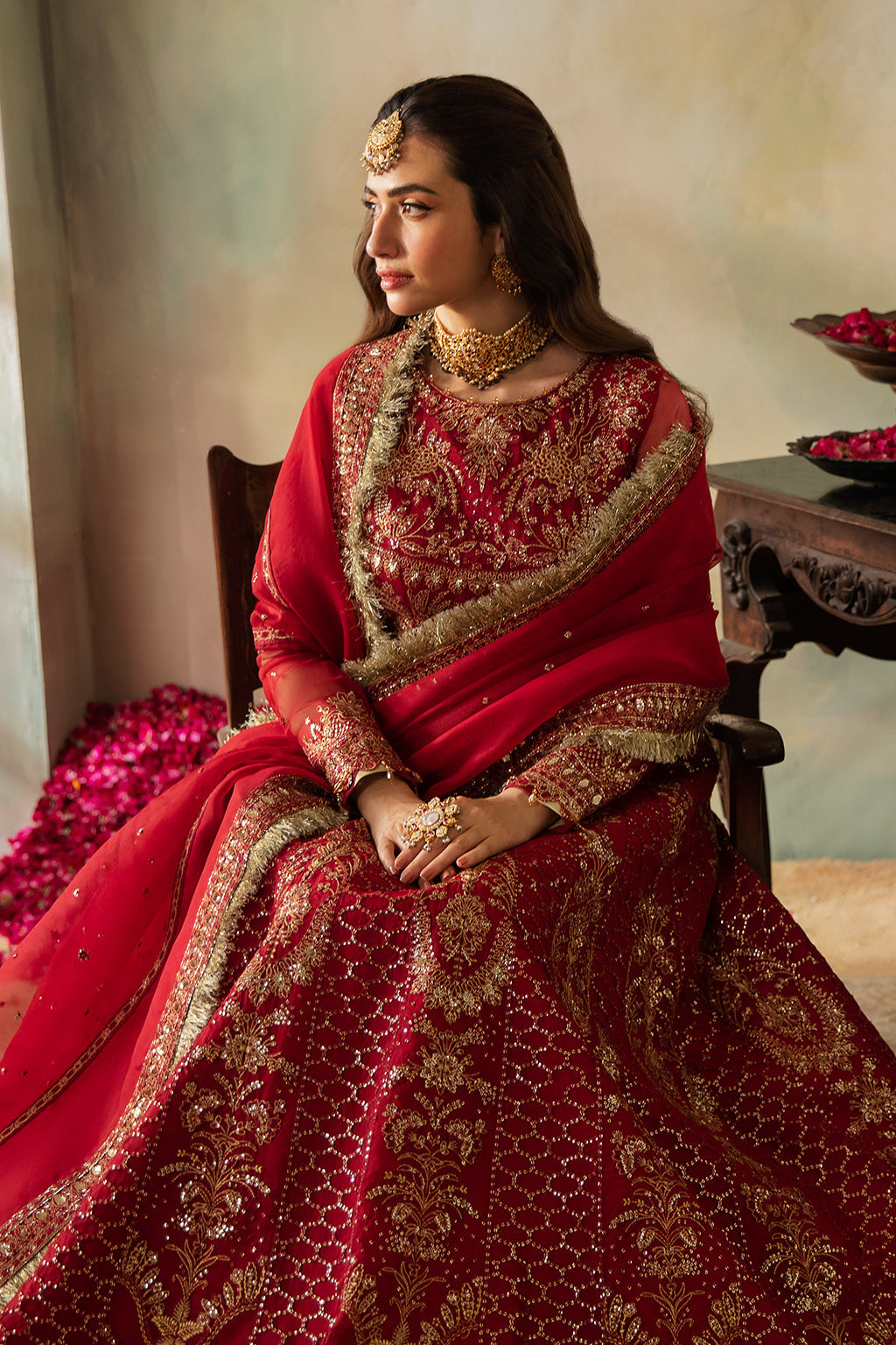 Saad Shaikh | Elana Wedding Formals |  Cerise by Saad Shaikh - Designer Dress - Type: Ladies Clothes - Available at Libayah - 100% Original