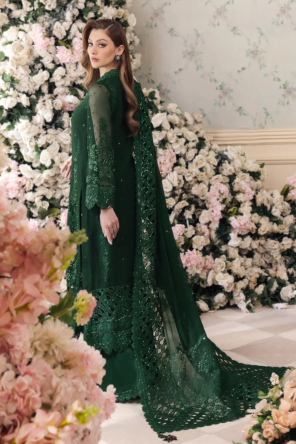 Saad Shaikh | Panache Luxury Chiffon 24 | Sabeen by Saad Shaikh - Designer Dress - Type: Ladies Clothes - Available at Libayah - 100% Original