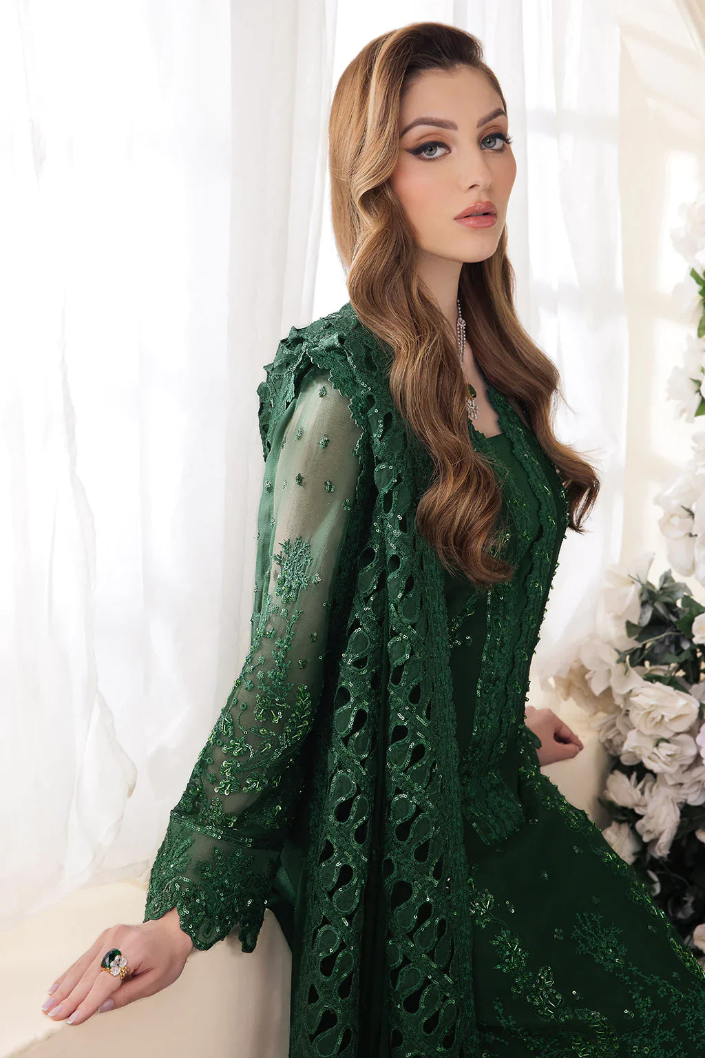 Saad Shaikh | Panache Luxury Chiffon 24 | Sabeen by Saad Shaikh - Designer Dress - Type: Ladies Clothes - Available at Libayah - 100% Original