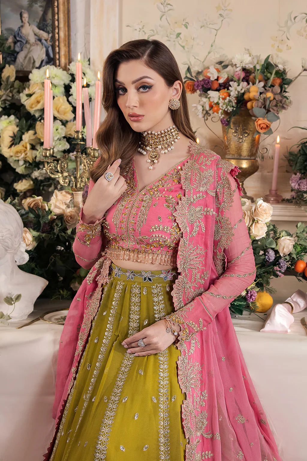 Saad Shaikh | Panache Luxury Chiffon 24 | Taskheer by Saad Shaikh - Designer Dress - Type: Ladies Clothes - Available at Libayah - 100% Original