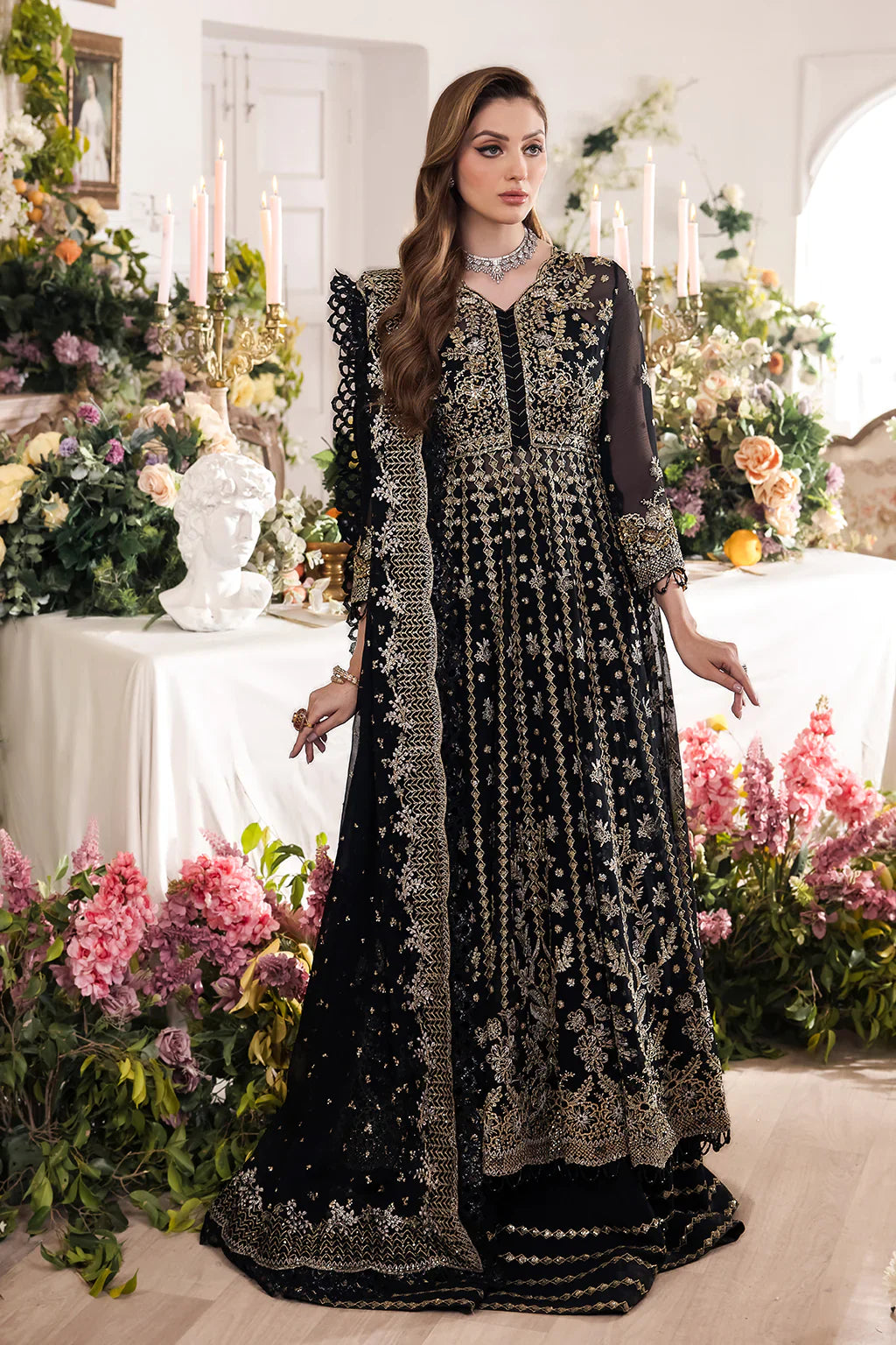 Saad Shaikh | Panache Luxury Chiffon 24 | Rayam by Saad Shaikh - Designer Dress - Type: Ladies Clothes - Available at Libayah - 100% Original