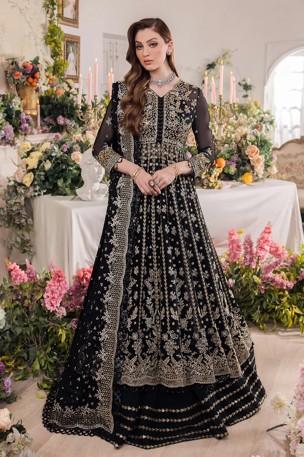 Saad Shaikh | Panache Luxury Chiffon 24 | Rayam by Saad Shaikh - Designer Dress - Type: Ladies Clothes - Available at Libayah - 100% Original