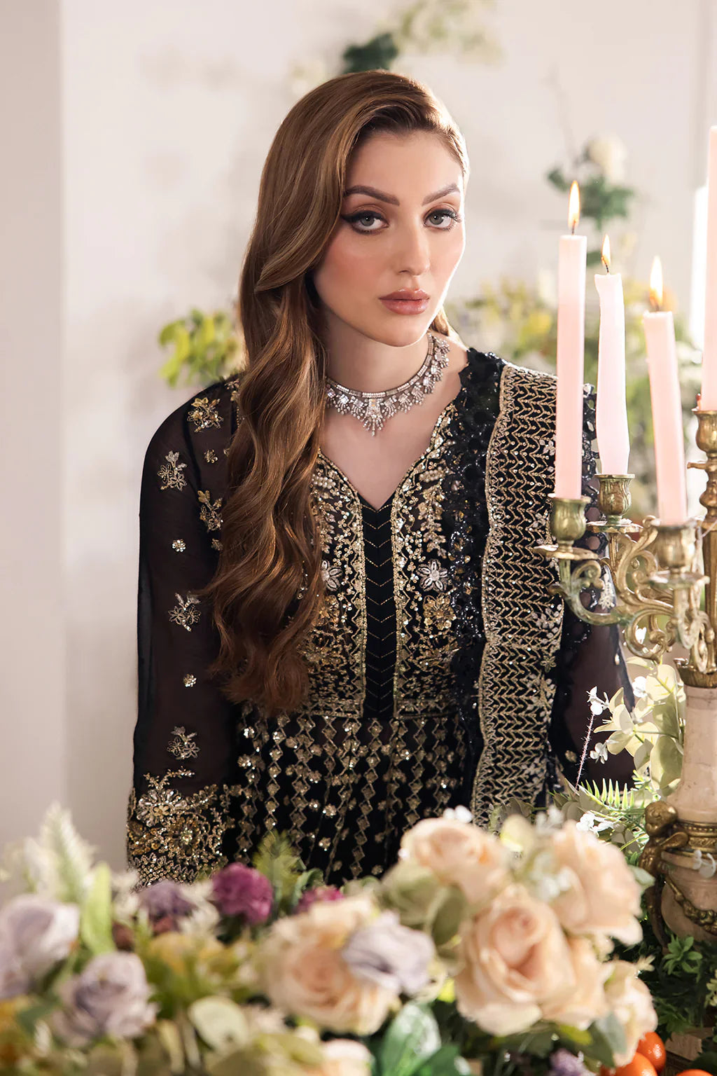 Saad Shaikh | Panache Luxury Chiffon 24 | Rayam by Saad Shaikh - Designer Dress - Type: Ladies Clothes - Available at Libayah - 100% Original