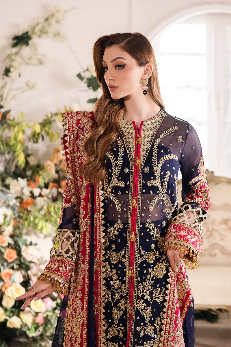 Saad Shaikh | Panache Luxury Chiffon 24 | Zofiya by Saad Shaikh - Designer Dress - Type: Ladies Clothes - Available at Libayah - 100% Original