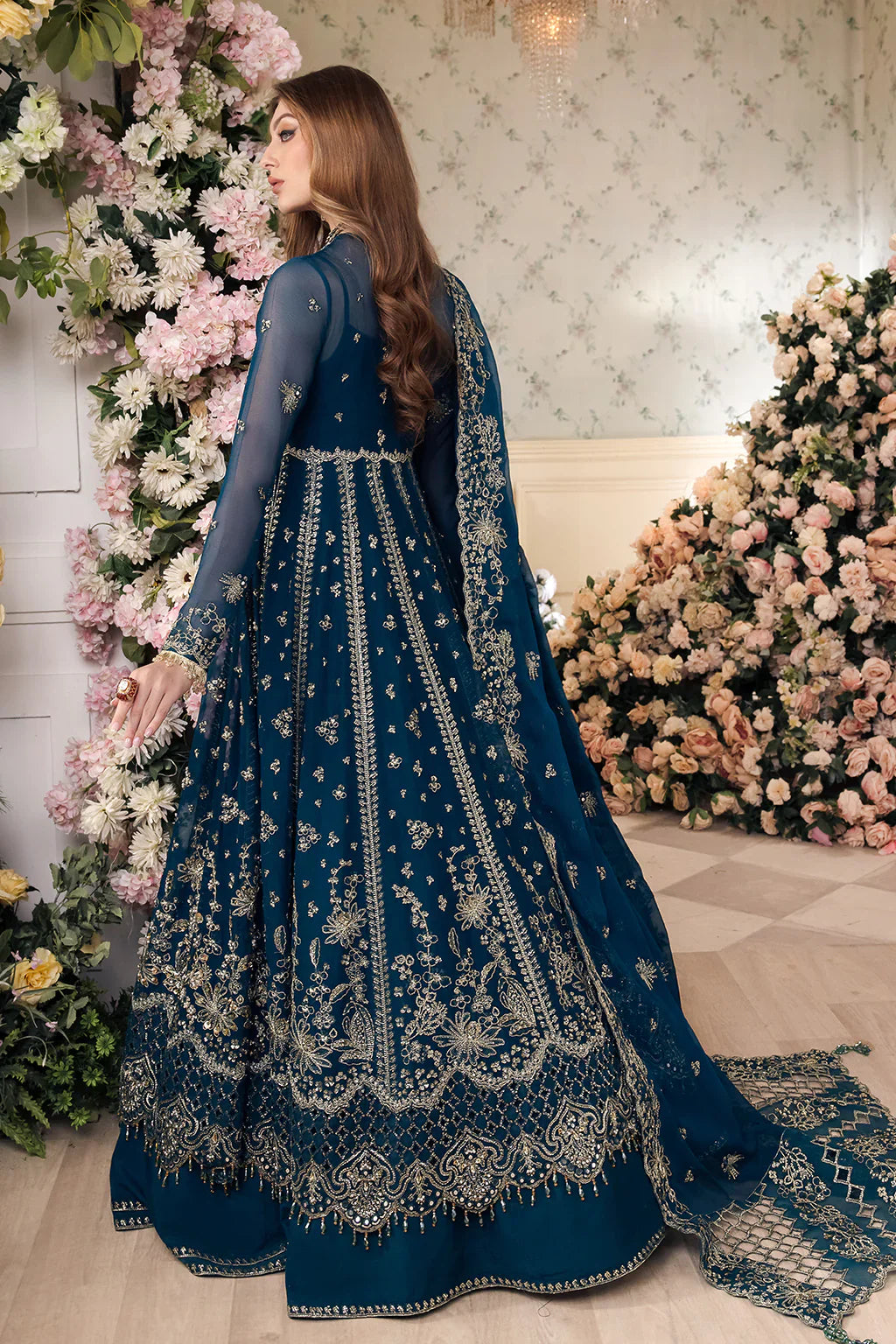 Saad Shaikh | Panache Luxury Chiffon 24 | Yumna by Saad Shaikh - Designer Dress - Type: Ladies Clothes - Available at Libayah - 100% Original
