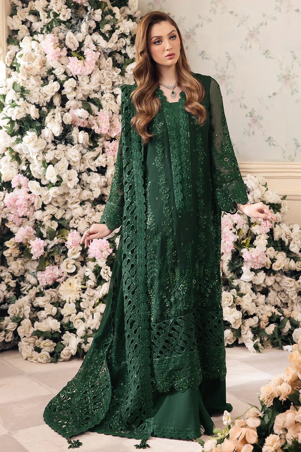 Saad Shaikh | Panache Luxury Chiffon 24 | Sabeen by Saad Shaikh - Designer Dress - Type: Ladies Clothes - Available at Libayah - 100% Original