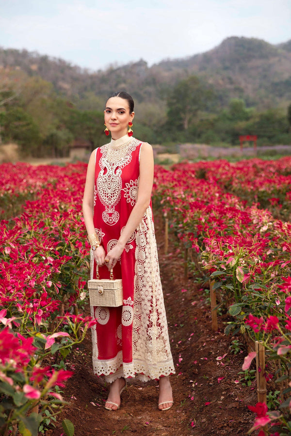 Sable Vogue | Luxury Lawn 24 | Carnelian by Sable Vogue - Designer Dress - Type: Ladies Clothes - Available at Libayah - 100% Original
