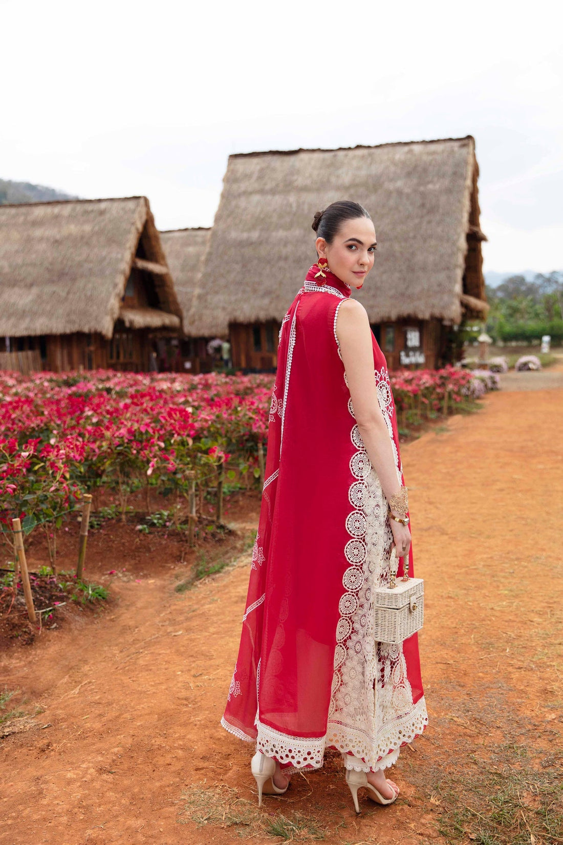 Sable Vogue | Luxury Lawn 24 | Carnelian by Sable Vogue - Designer Dress - Type: Ladies Clothes - Available at Libayah - 100% Original