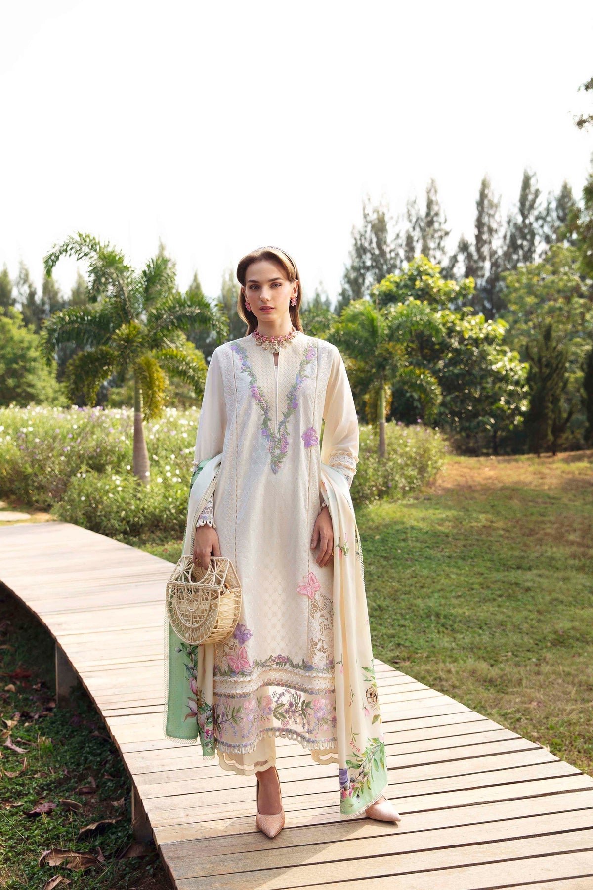 Sable Vogue | Luxury Lawn 24 | Ivy by Sable Vogue - Designer Dress - Type: Ladies Clothes - Available at Libayah - 100% Original