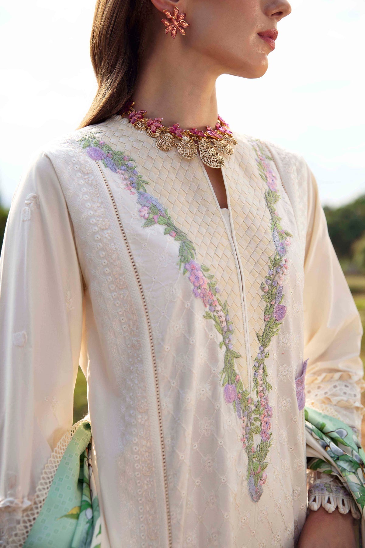 Sable Vogue | Luxury Lawn 24 | Ivy by Sable Vogue - Designer Dress - Type: Ladies Clothes - Available at Libayah - 100% Original
