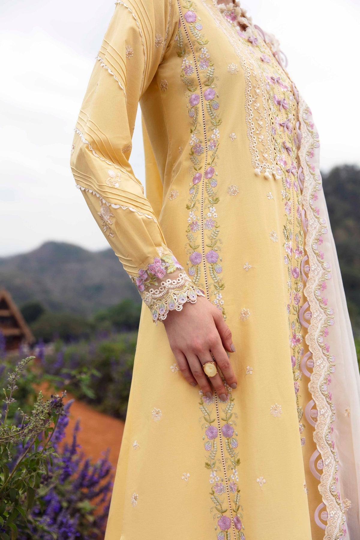 Sable Vogue | Luxury Lawn 24 | Maye by Sable Vogue - Designer Dress - Type: Ladies Clothes - Available at Libayah - 100% Original