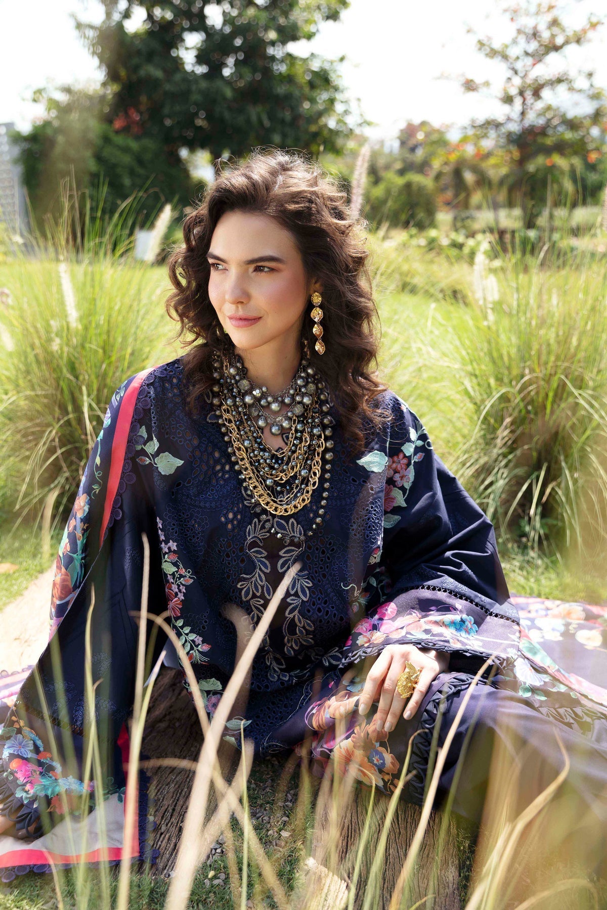 Sable Vogue | Luxury Lawn 24 | Blossom by Sable Vogue - Designer Dress - Type: Ladies Clothes - Available at Libayah - 100% Original