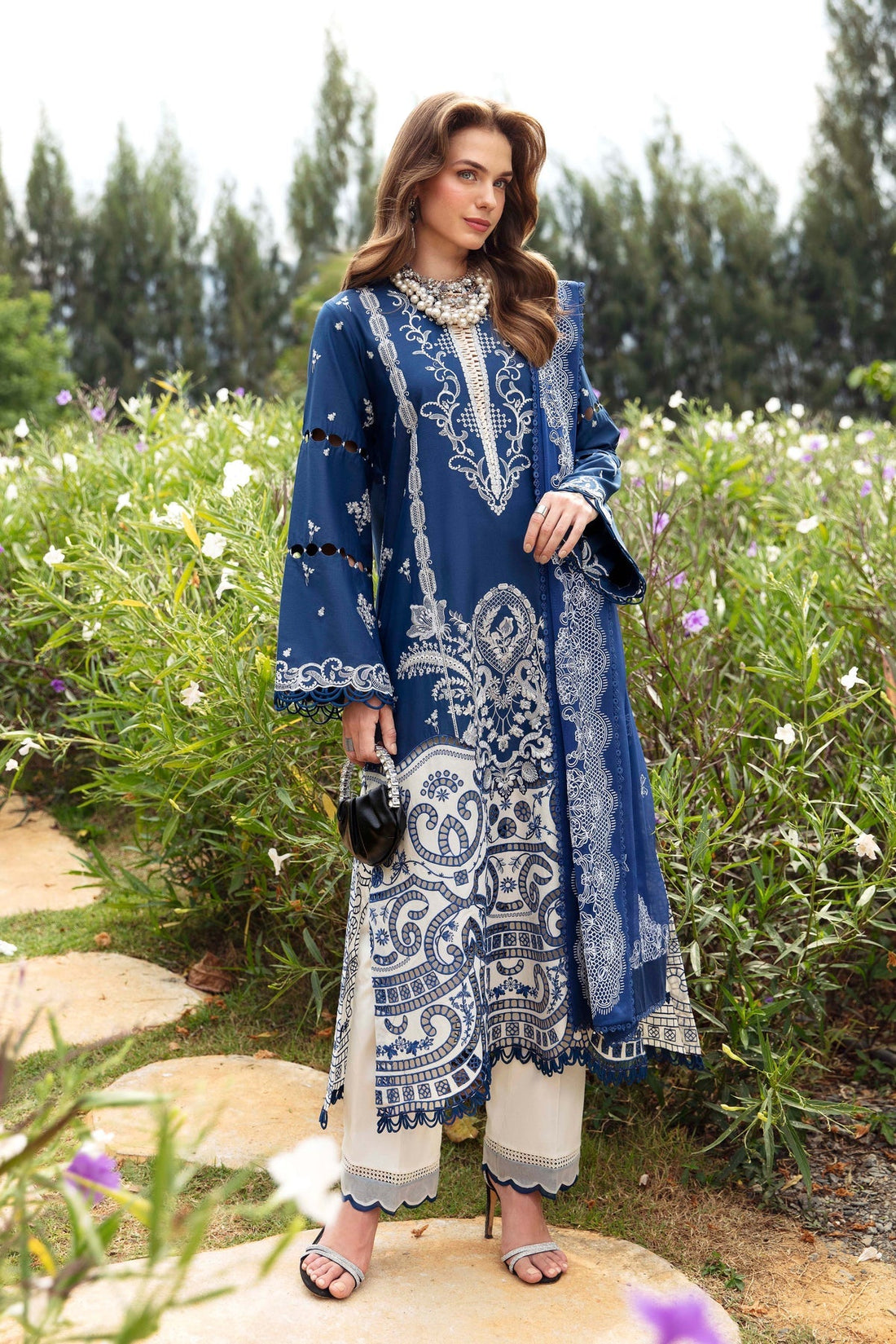 Sable Vogue | Luxury Lawn 24 | Afina by Sable Vogue - Designer Dress - Type: Ladies Clothes - Available at Libayah - 100% Original