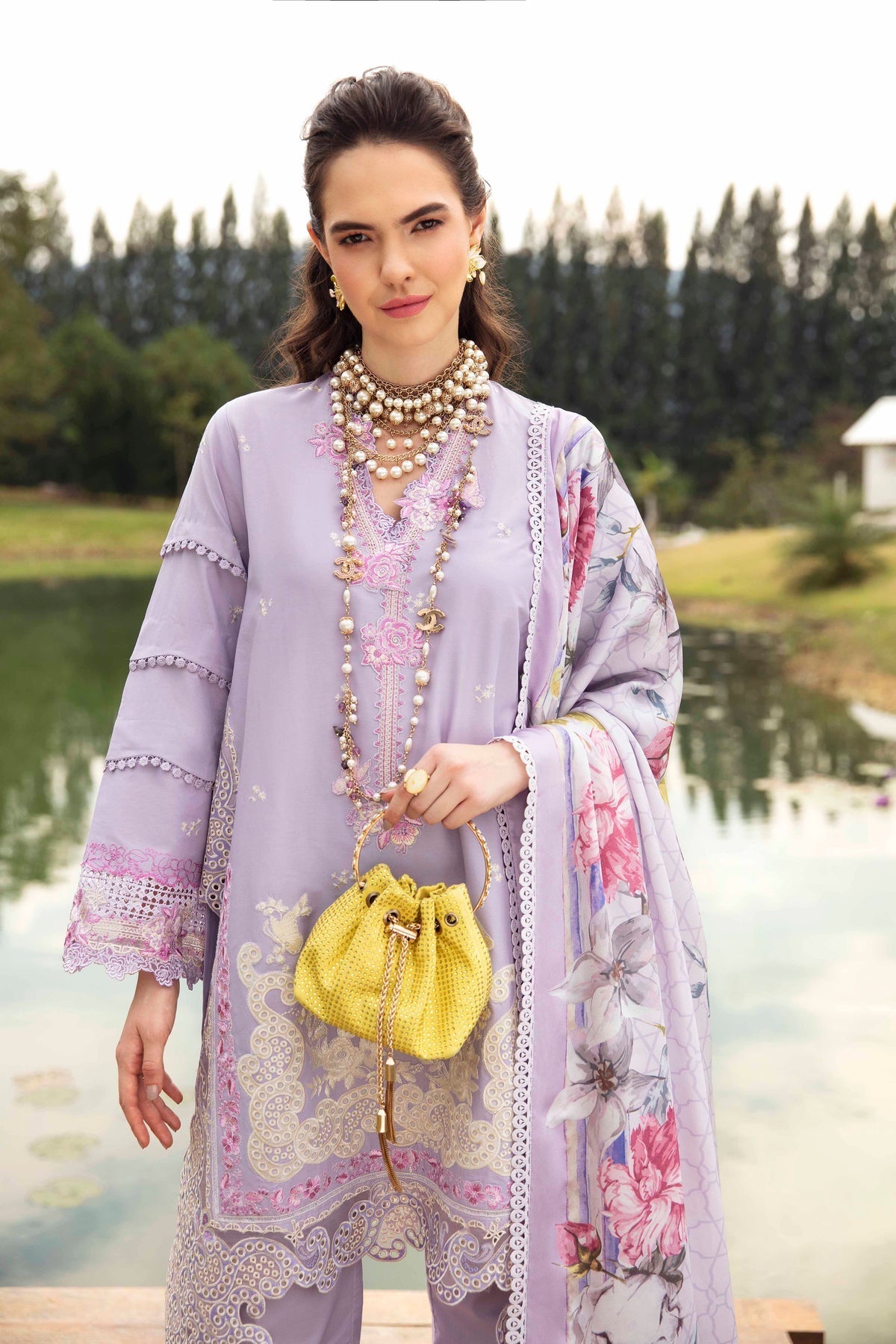Sable Vogue | Luxury Lawn 24 | Aster by Sable Vogue - Designer Dress - Type: Ladies Clothes - Available at Libayah - 100% Original