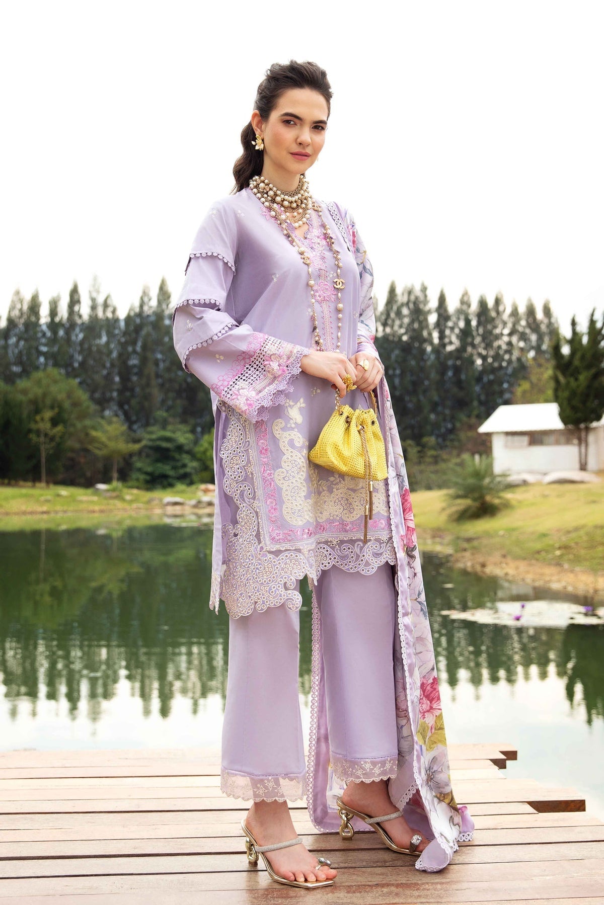 Sable Vogue | Luxury Lawn 24 | Aster by Sable Vogue - Designer Dress - Type: Ladies Clothes - Available at Libayah - 100% Original